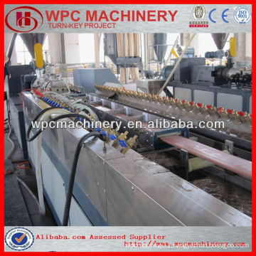 machine for making wpc products made from rice husk